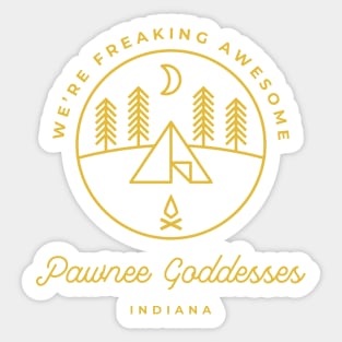 Pawnee Goddesses Sticker